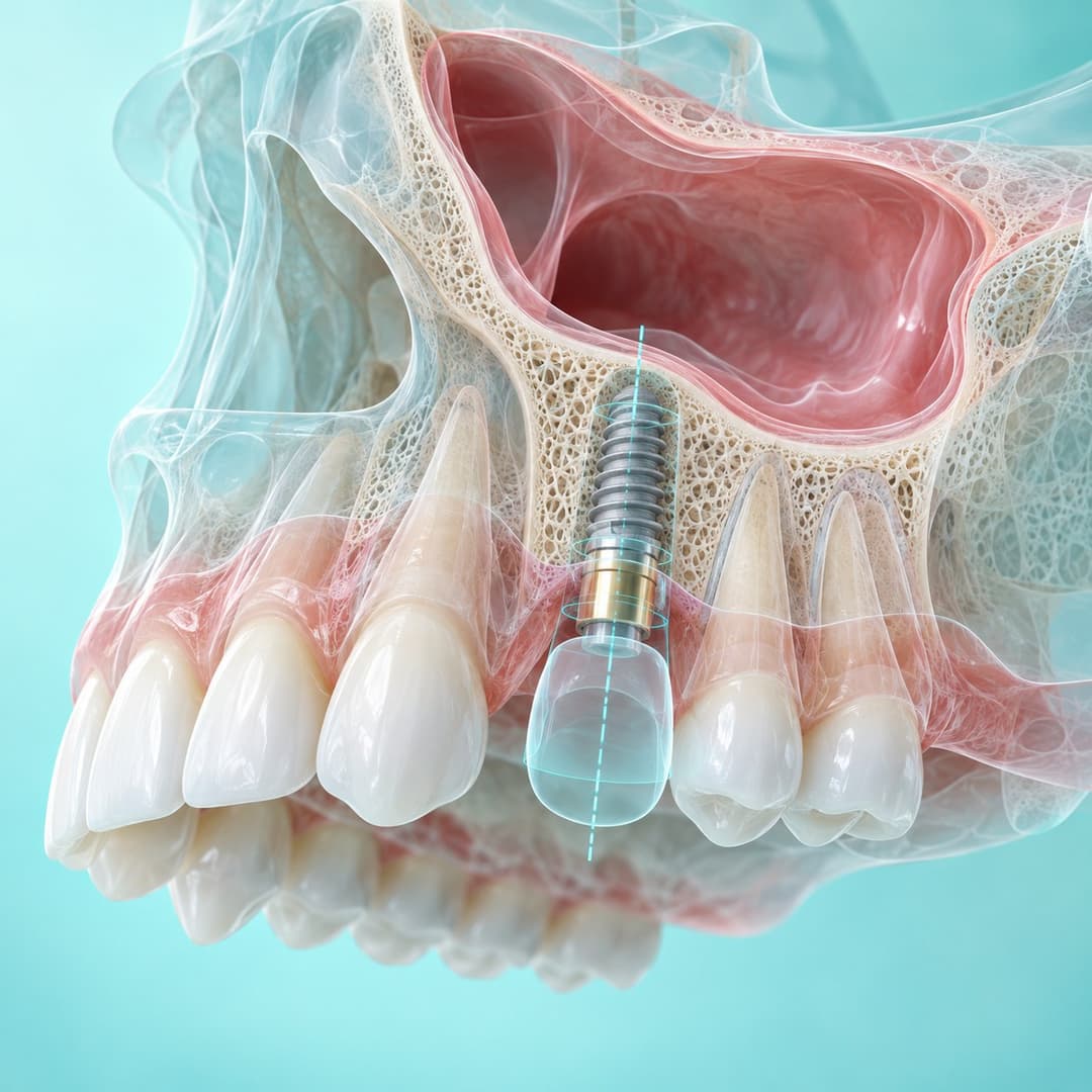 Имплантация на верхней челюсти