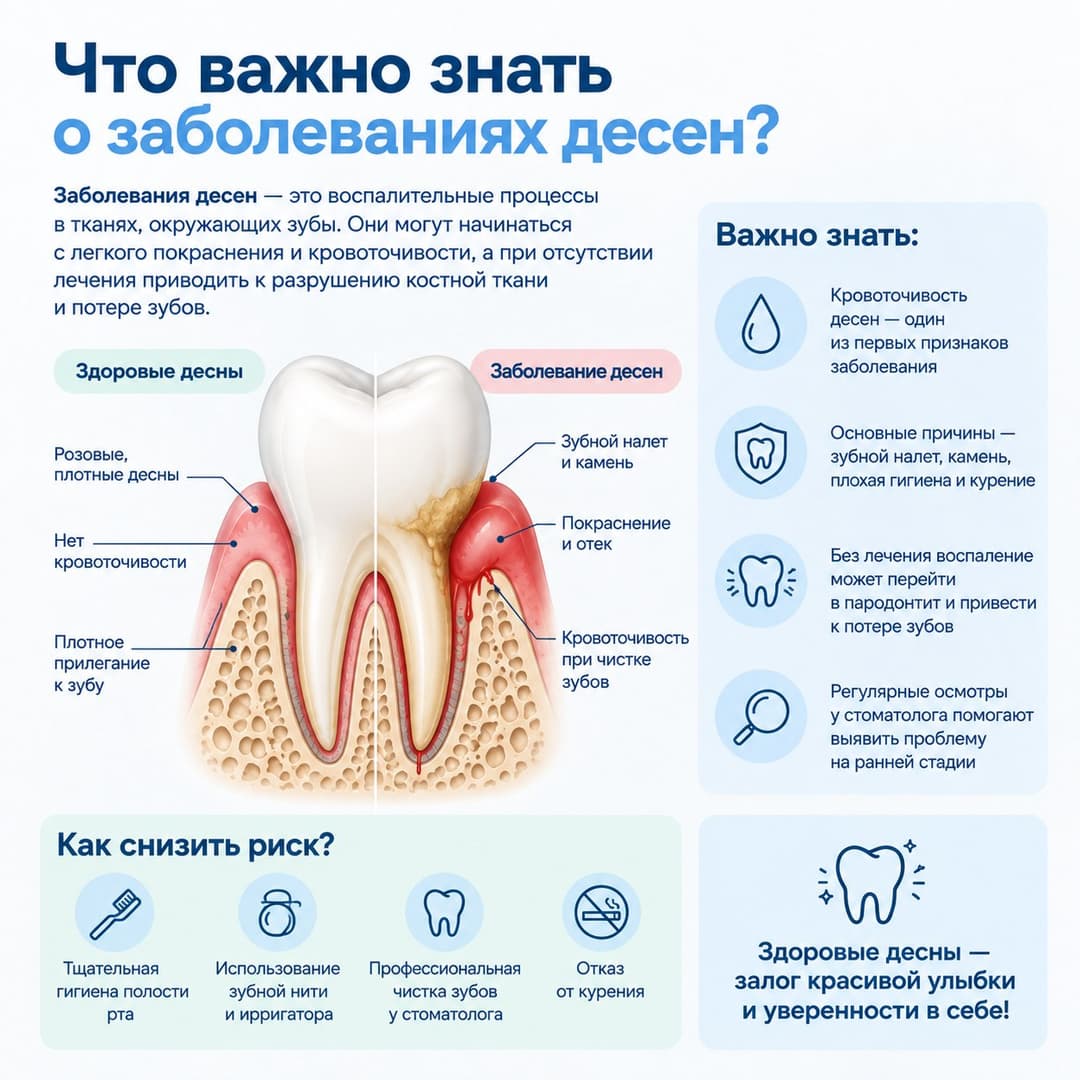 Лечение воспаления десен
